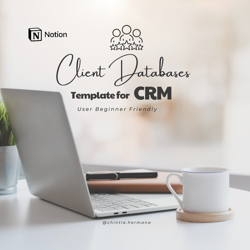 Highlight image 1 for Promo the end of may | Notion Client Database for CRM