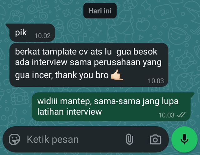 Image for Klien langsung yang ngomong neeeeh!