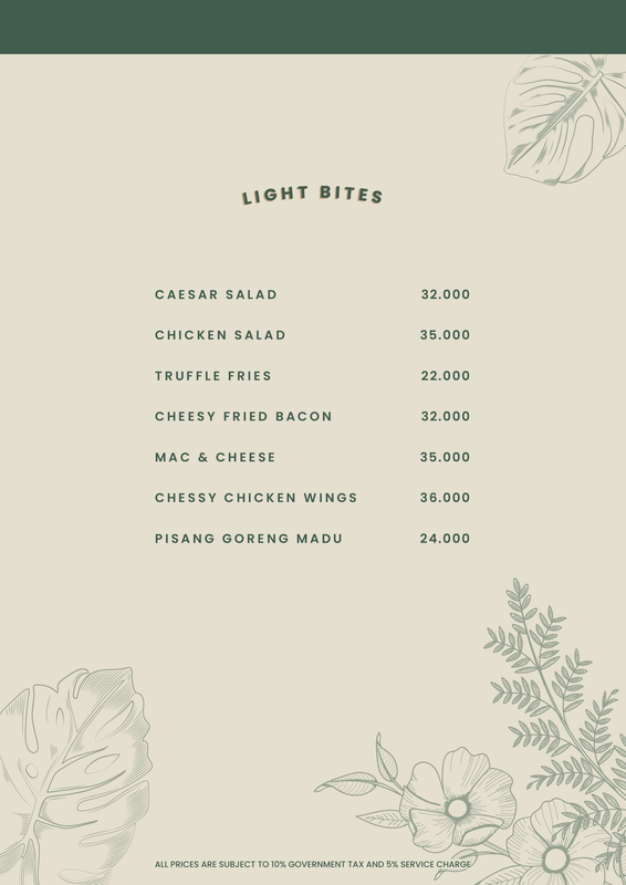 Image for Our Menu