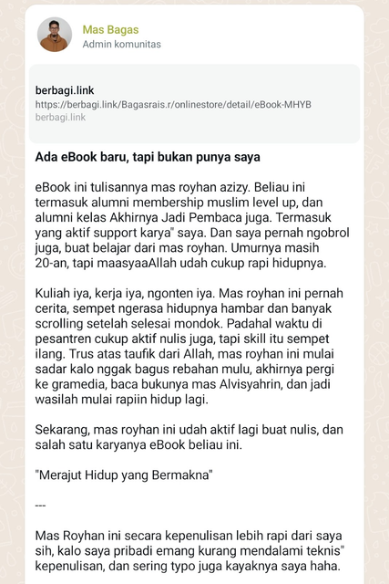 Image 3 for Apa kata mereka setelah membaca Ebook ini?