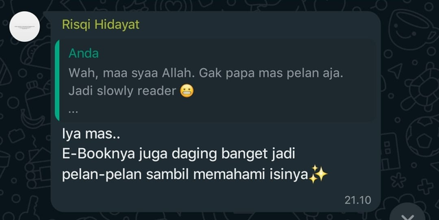 Image 0 for Kata mereka setelah membaca ebook ini: