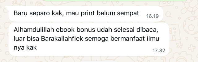 Image 1 for Kata mereka setelah membaca ebook ini: