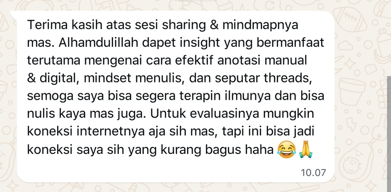 Image 0 for Kata mereka setelah mengikuti sesi 1:1