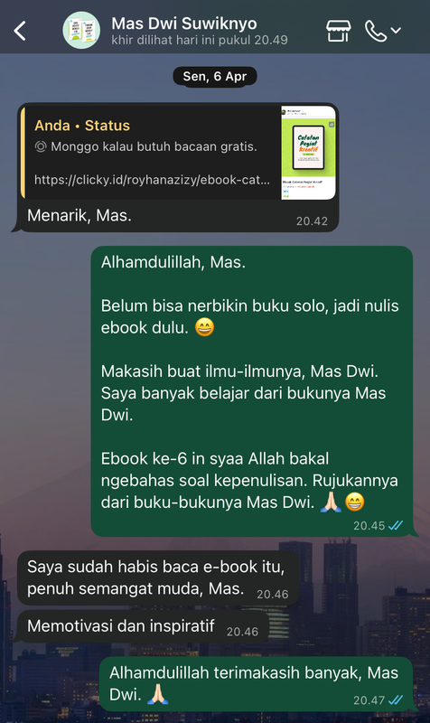 Image 0 for Kata mereka tentang ebook ini