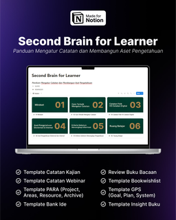 image for Second Brain for Learner - Notion Template button