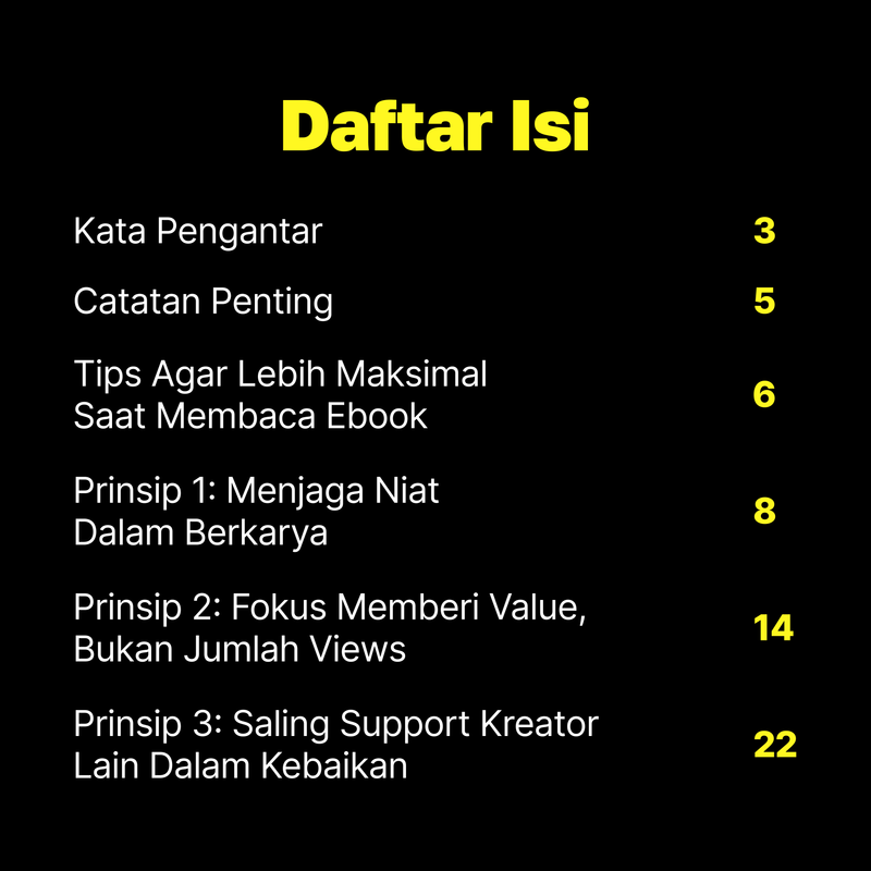 Highlight image for Ebook 5 Prinsip Muslim Content Creator