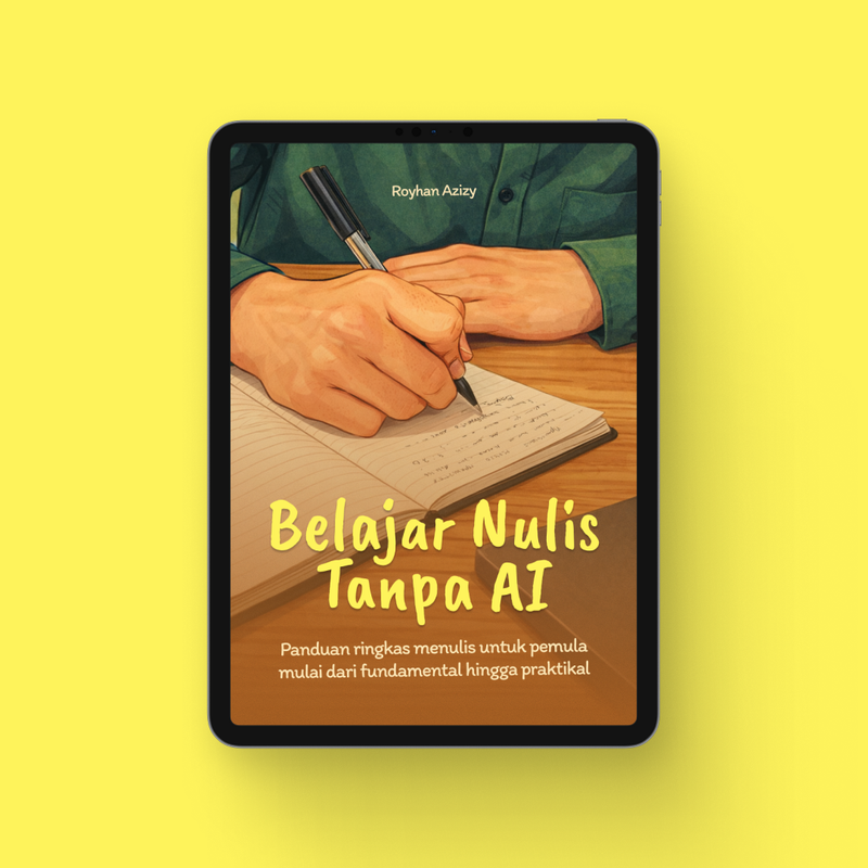 Highlight image 1 for Ebook Belajar Nulis Tanpa AI