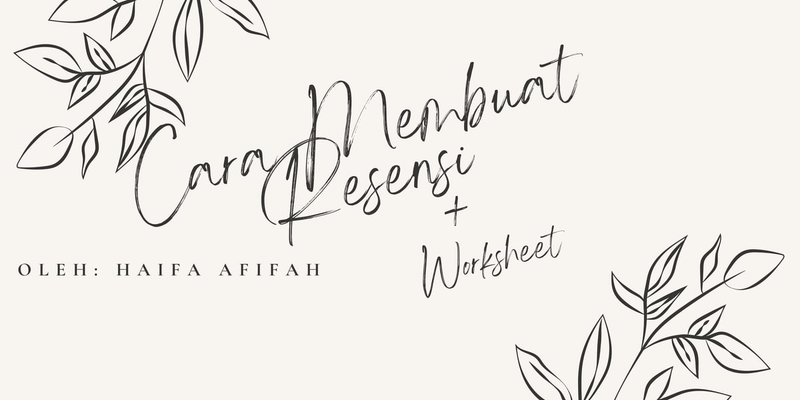Highlight image for Cara Menulis Resensi Buku + Worksheet