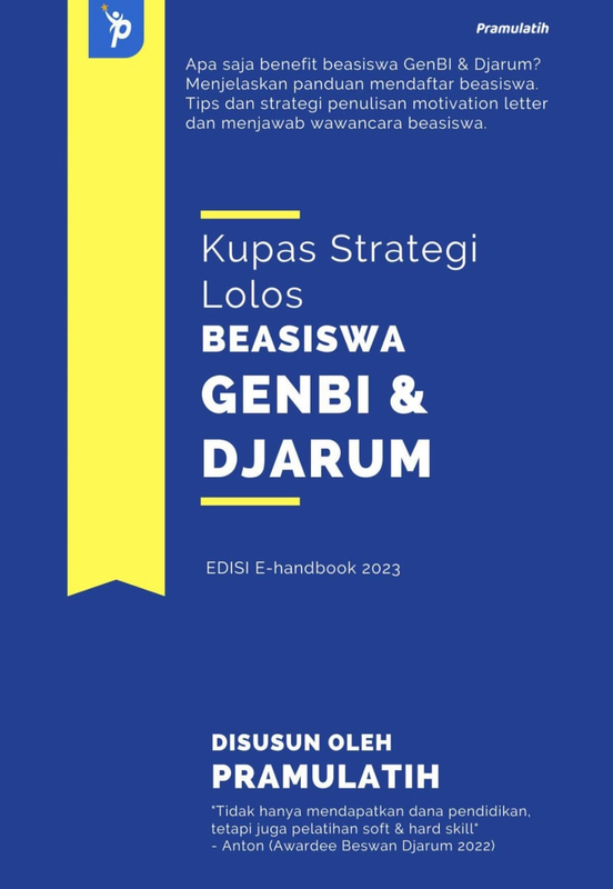Highlight image for E-Book Beasiswa Bank Indonesia & Djarum Beasiswa Plus