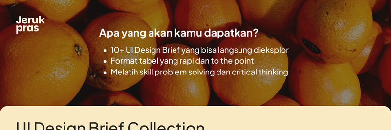 Highlight image for UI Design Brief Collection
