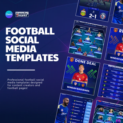 image for TRANSFERMARKET FOOTBALL SOCIAL MEDIA TEMPLATES (CANVA) button