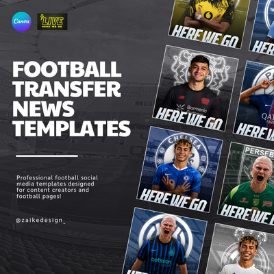 image for HERE WE GO - FABRIZIO ROMANO TEMPLATES (CANVA) button