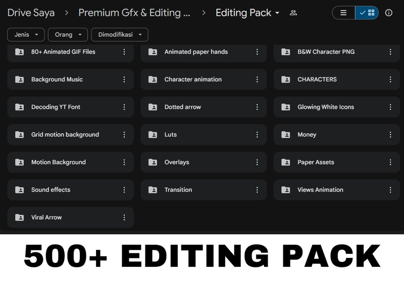 Highlight image for DISKON!! PREMIUM EDITING & GFX PACK (FREE PSD TEMPLATE)