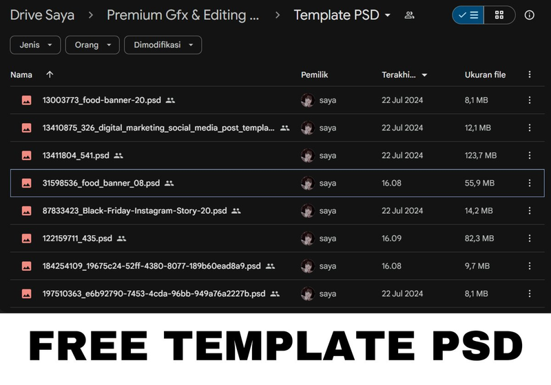 Highlight image for DISKON!! PREMIUM EDITING & GFX PACK (FREE PSD TEMPLATE)