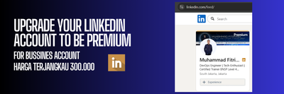 image for LinkedIn Premium Business Account button