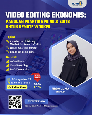 image for Kelas Video Editing Ekonomis button