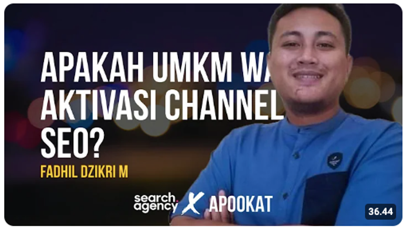 Highlight image for Apakah UMKM WAJIB AKTIVASI SEO?