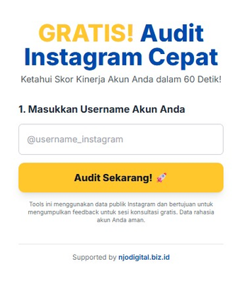 image for Audit Instagram button