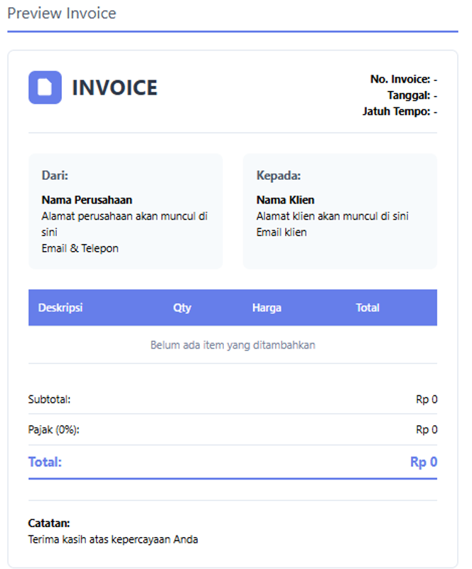 Highlight image for Invoice Generator NJO-Gratis