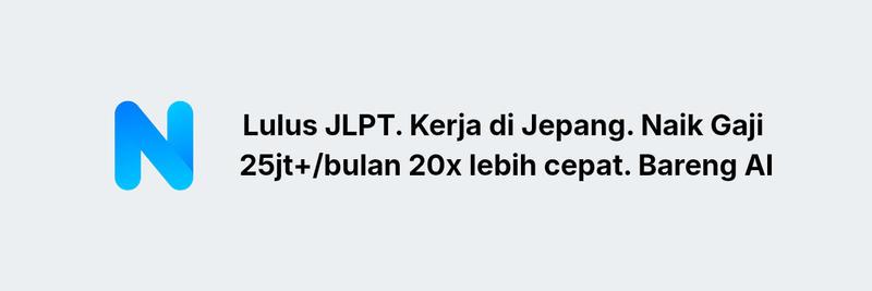Highlight image for Peta Belajar 1 Bulan Lulus N4