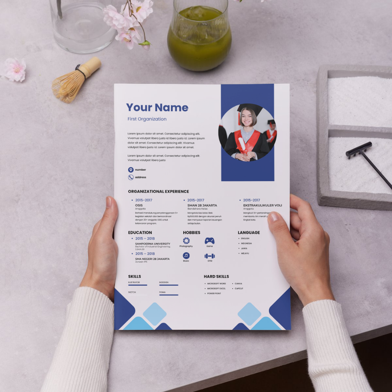 Image for 💼 Template CV Kreatif Printable [SWIPE]