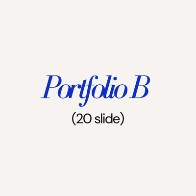 image for Portfolio B Normal (3 hari kerja) button