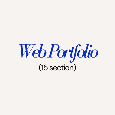 image for Web Portfolio Scroll Normal (3 hari kerja) button