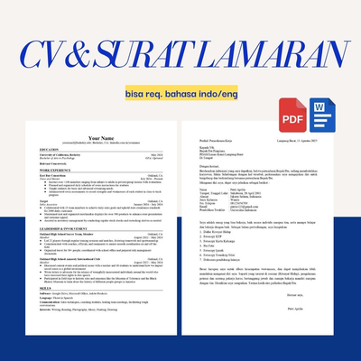 CV ATS & Surat Lamaran