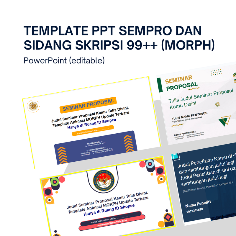Highlight image for Template PPT Morph Sempro dan Sidang Skripsi 