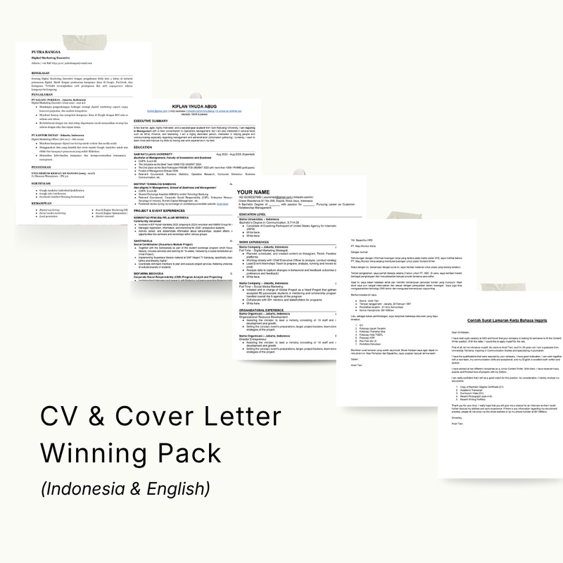 Highlight image for CV & Cover Letter Winning Pack