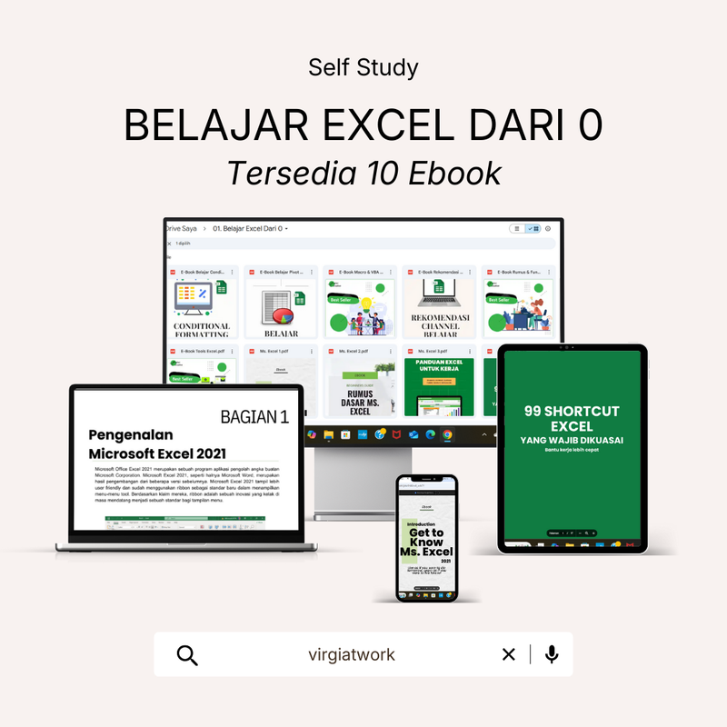Highlight image for Excel untuk Pemula: Bundle 10 Ebook