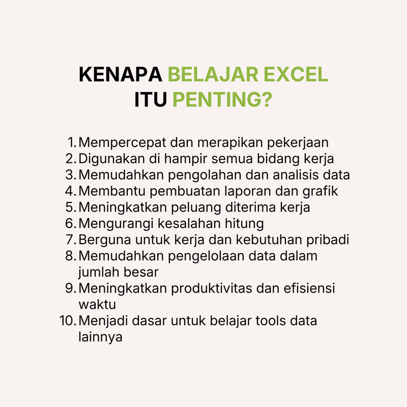 Highlight image for Excel untuk Pemula: Bundle 10 Ebook