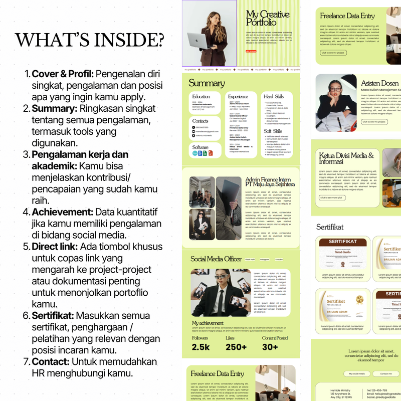 Highlight image for Freshgraduate Web Portfolio [Code 1]