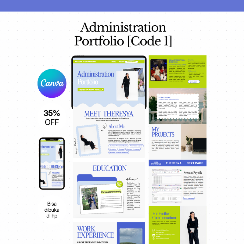 Highlight image for Administration Portfolio [Code 1]