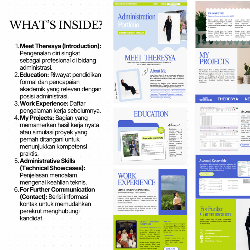 Highlight image for Administration Portfolio [Code 1]