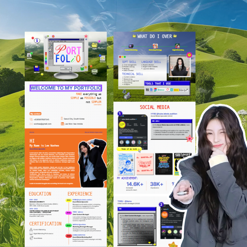 Highlight image for Digital Marketing Web Portfolio [Code 2]