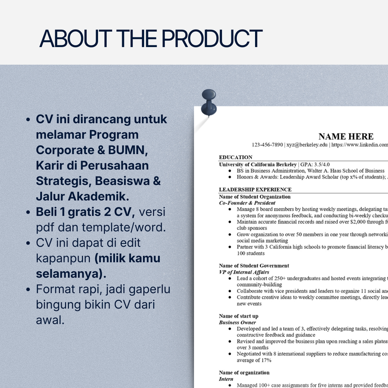 Highlight image for CV Leadership (apply Program Corporate & BUMN dll)