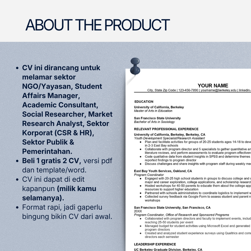 Highlight image for Masters Resume 