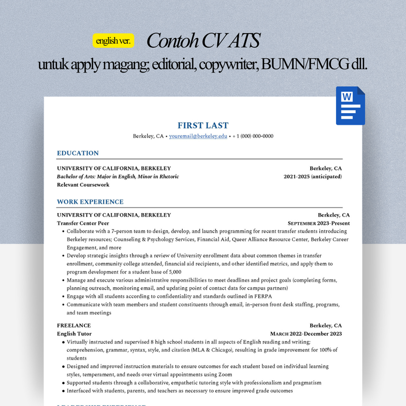 Highlight image for On-Campus Jobs Resume 