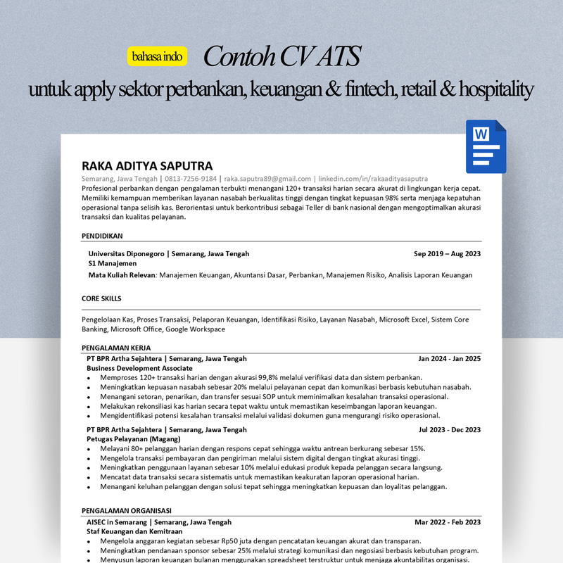 Highlight image for CV Teller Bank 