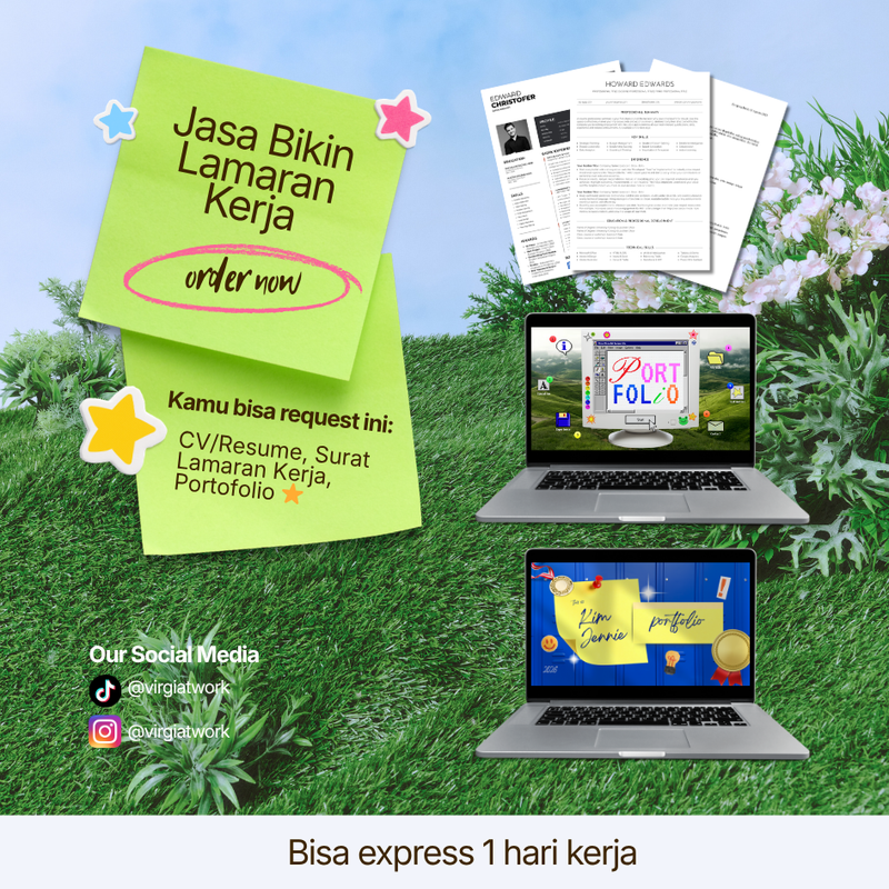 Highlight image for Jasa pembuatan cv, surat lamaran & portofolio