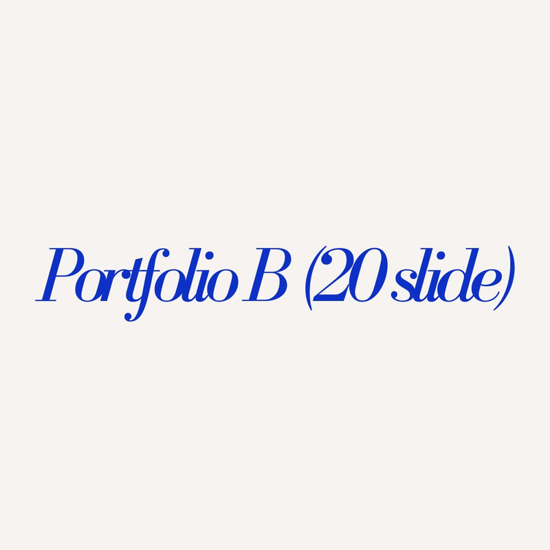 Highlight image for Portofolio Kerja B (20 slides) Normal 3 Day