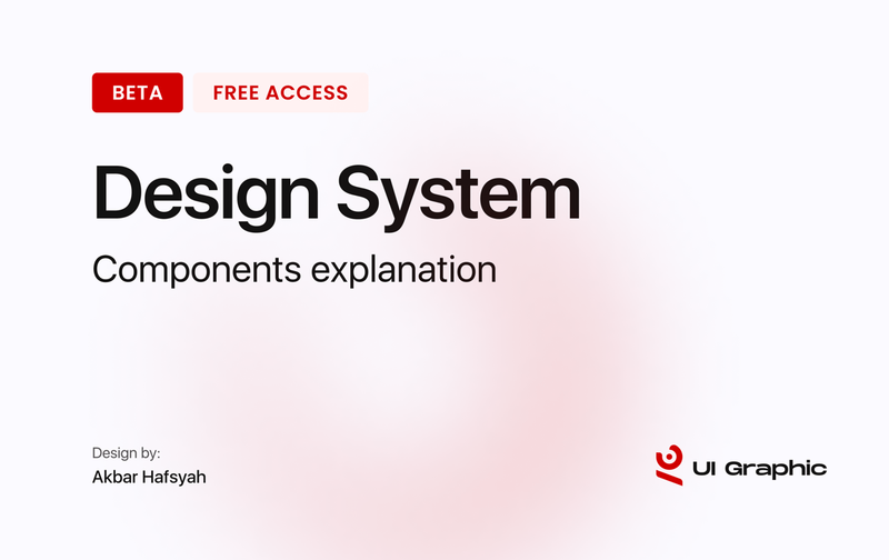 Highlight image 1 for Guide Book: Design System - Component Explanation