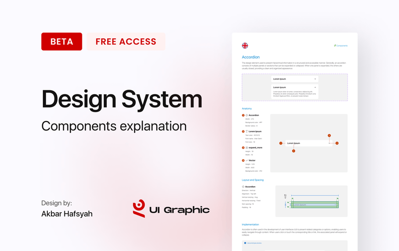 Highlight image 2 for Guide Book: Design System - Component Explanation