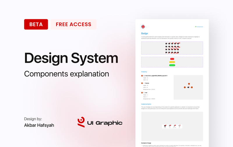 Highlight image 4 for Guide Book: Design System - Component Explanation
