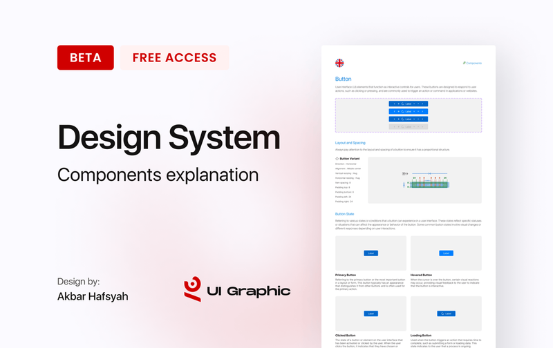 Highlight image 5 for Guide Book: Design System - Component Explanation