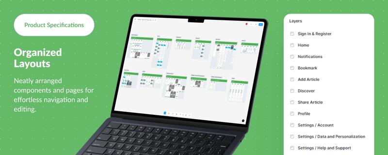 Highlight image for Free UI Kit Inspirely - Blog & News App