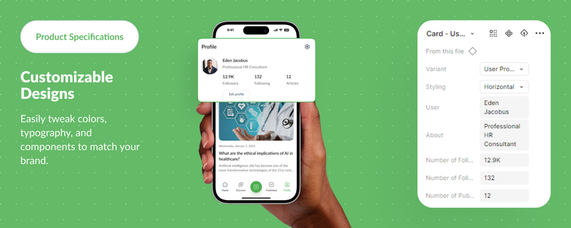 Highlight image for Free UI Kit Inspirely - Blog & News App