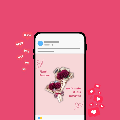 image for Template Feed Instagram Blue-Pink Patel button