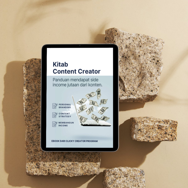 Highlight image for Kitab Content Creator Panduan mendapat side income jutaan dari konten
